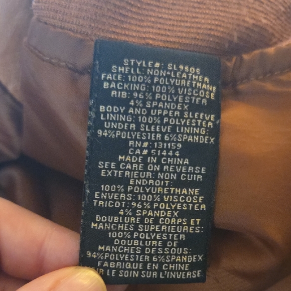 Sebby Collection Faux Leather Jacket - Picture 6 of 8